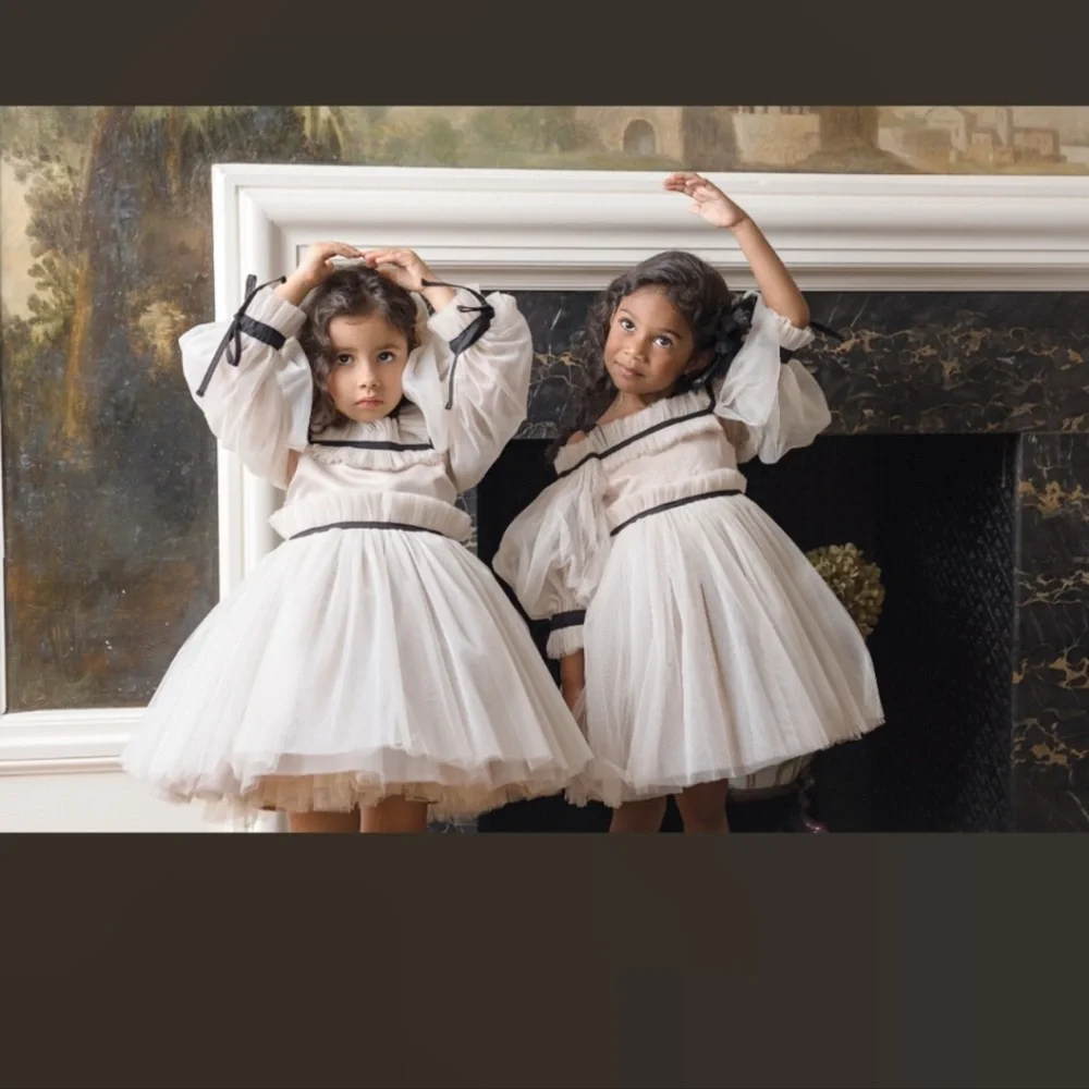Petite Maison Coco Caramel Tulle Dress